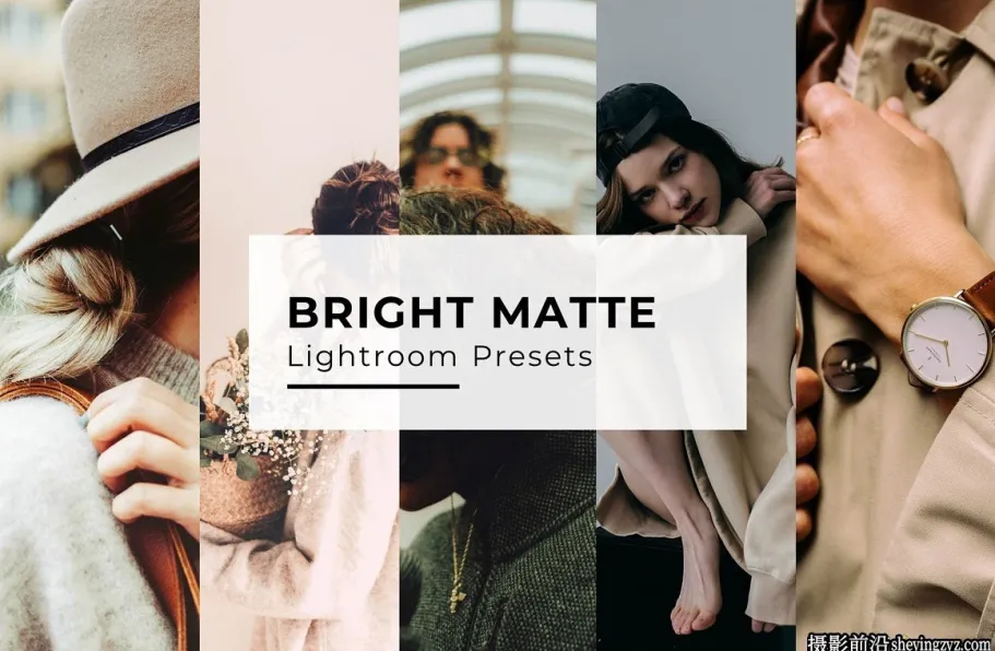 免费LR预设-复古电影哑光人像调色LR预设 Matte Lightroom Presets
