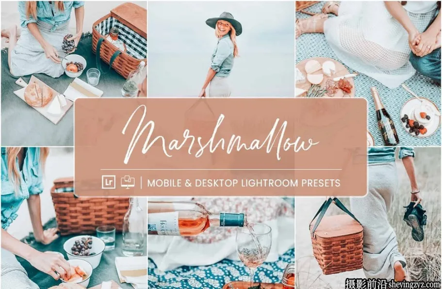 清新梦幻电影人像调色滤镜lr预设NesPresets-Marshmallow Presets