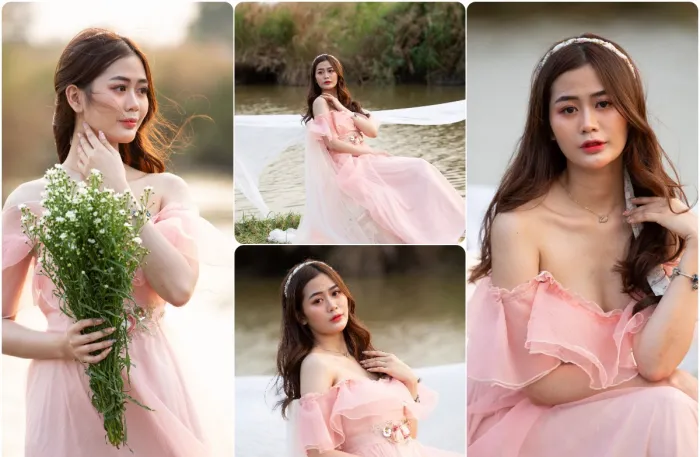 户外美女写真人像摄影未修RAW原图练习素材10张