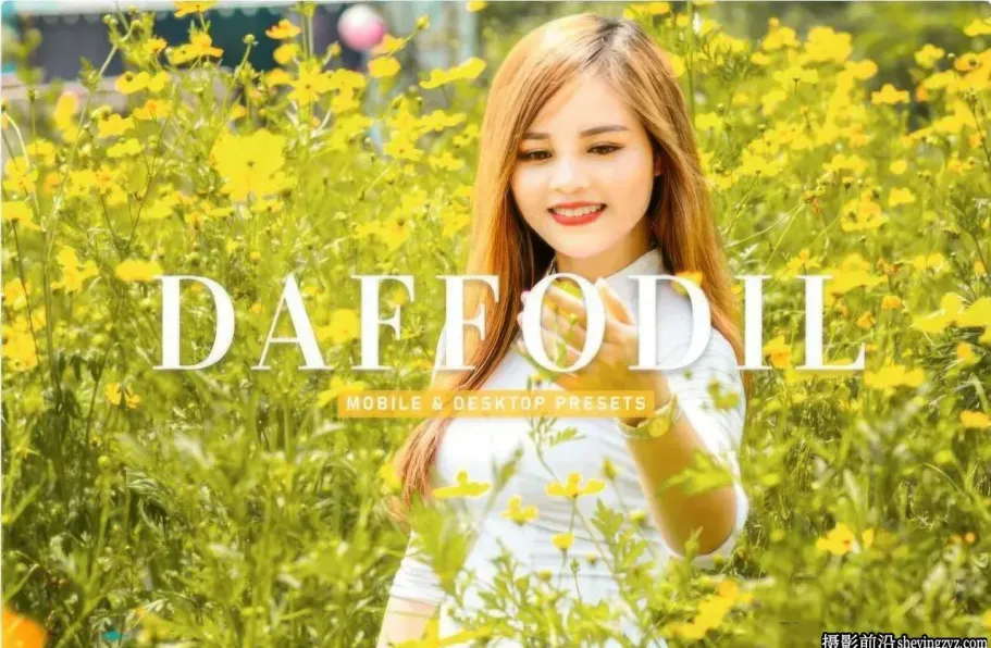 免费LR预设-郊游旅行人像调色LR预设 Daffodil Lightroom Preset
