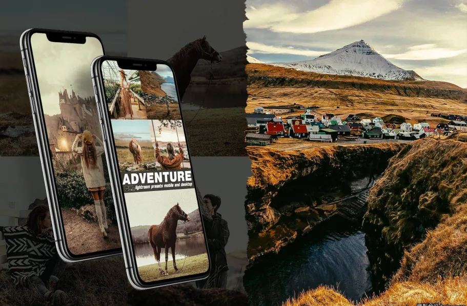 旅拍电影风光调色LR预设手机LR预设 Adventure Lightroom Presets