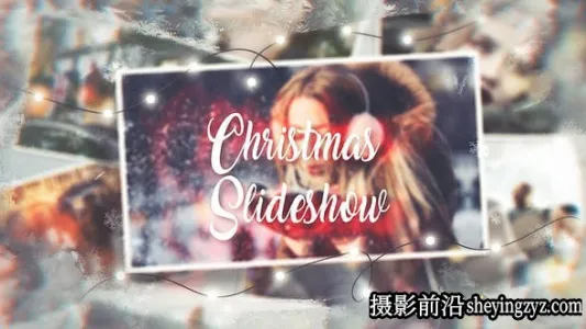 AE模板-旅行相册片头模板 Christmas Slideshow