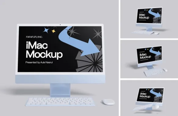 Imac电脑样机,Mac样机模型