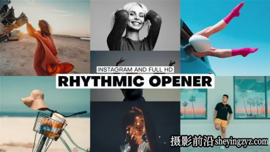 AE模板-快闪节奏感图片视频展示片头模版 Rhythmic Opener