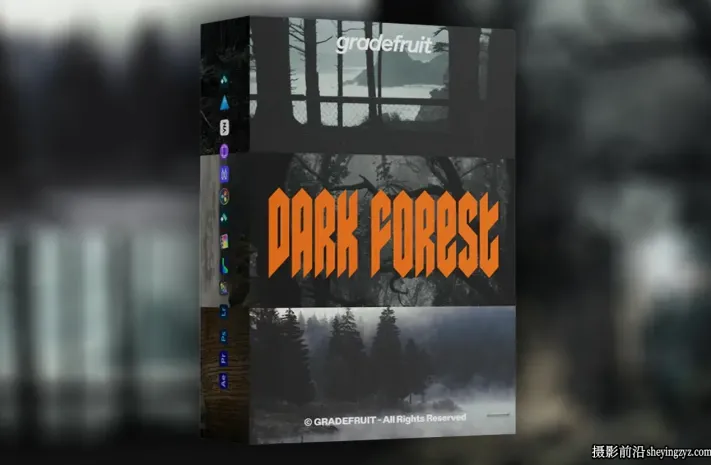 黑暗森林诡异神秘的氛围调色LUT预设GradeFruit -Dark Fo...