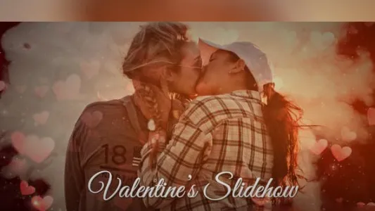 AE相册模板-情人节照片相册展示片头模板- Valentines Slideshow