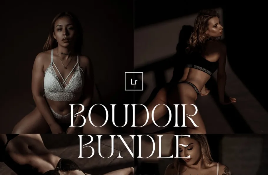 100种私房人像调色LR预设及手机LR预设 Boudoir Lightroom Presets