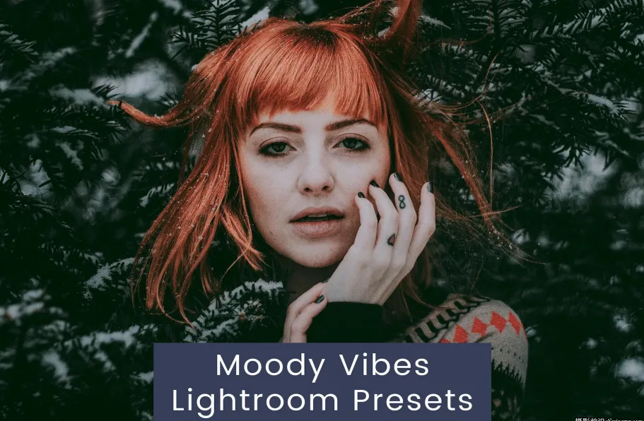 情绪胶片人像调色免费LR预设PS预设 Moody Vibes Lightroom Presets