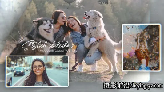 AE相册模板-照片相册视频片头模板- Memories Photo Slideshow
