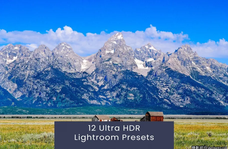 12种旅拍电影风光HDR效果Lightroom预设 Ultra HDR Lightroom Presets