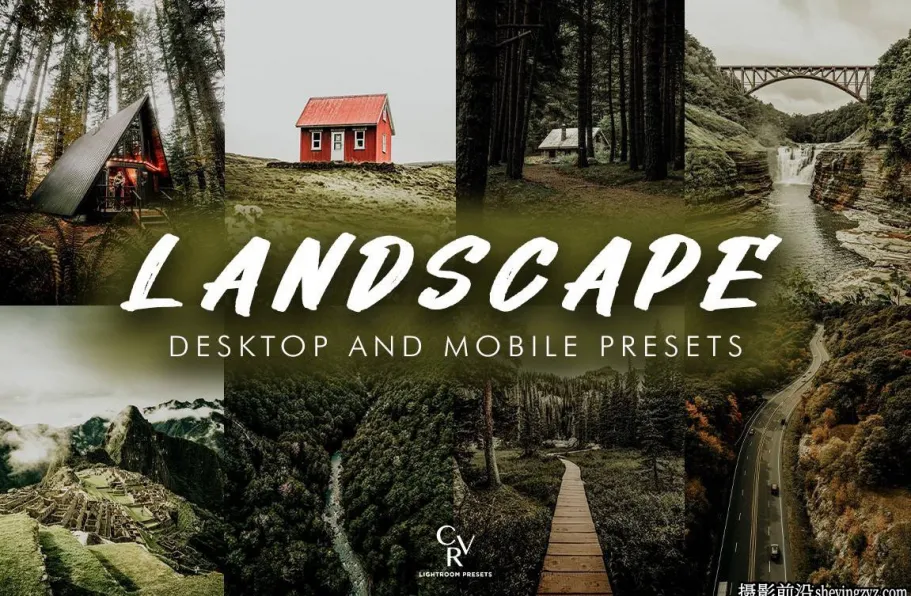 旅拍风光后期增强LR预设手机lr预设 Landscape Lightroom Presets