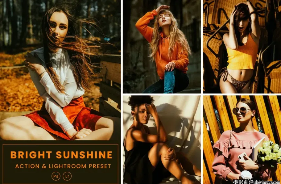 明亮阳光人像LR预设及PS动作 Bright Sunshine Lightrom Presets
