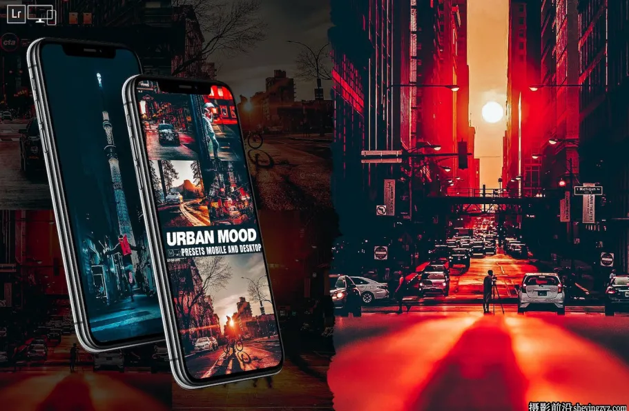 城市电影胶片落日余晖免费LR预设ACR预设 Urban Mood 07 Presets