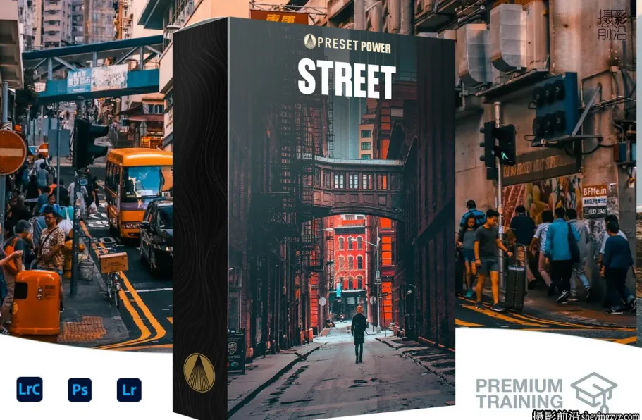 城市街头摄影后期LR预设及LUT预设Presetpower Street Presets Luts