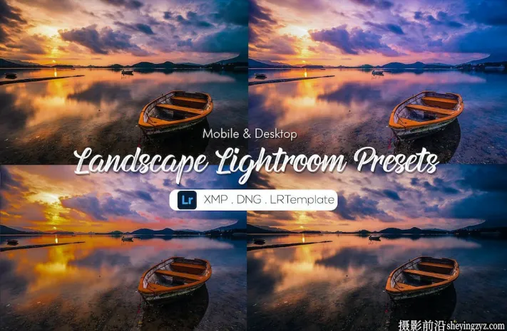 专业电影风光Lightroom预设/手机lr预设Landscape Lightroom Presets