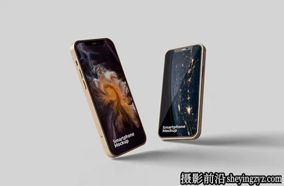 优雅的智能手机样机,手机样机模型