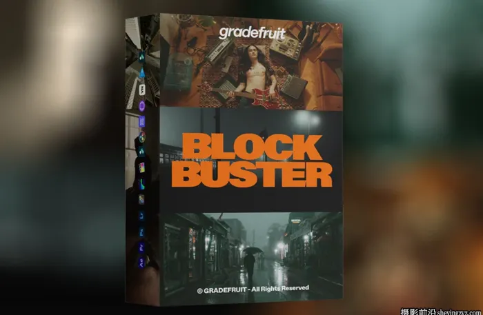 GradeFruit - 15种经典好莱坞大片LUT和LR预设Blockbuster LUTs