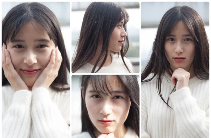 小清新美女人像摄影后期修图调色练习RAW原图素材10张