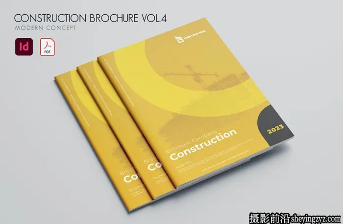 建筑施工手册InDesign模板 Vol.4