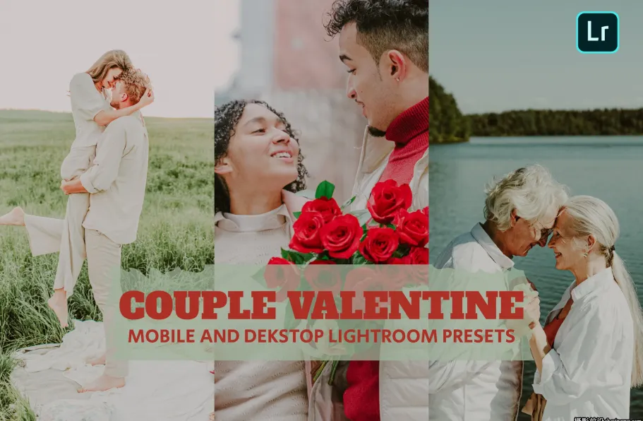 复古电影胶片lr预设及PS预设 Couple Valentine Lightroom Presets