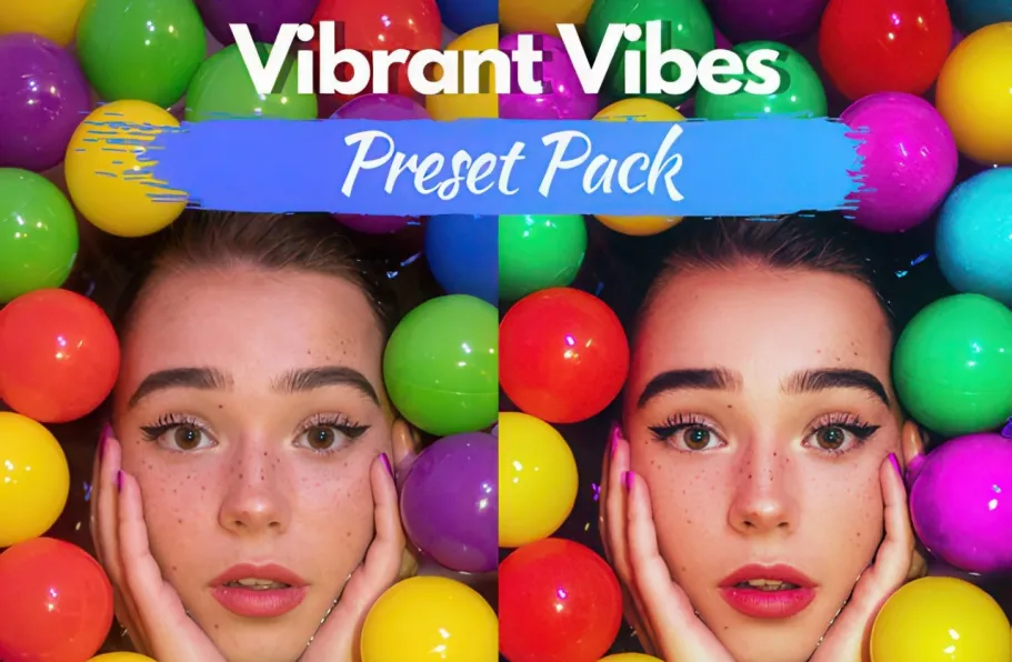 充满活力的流行色彩LR预设 CNHphotography - Vibrant Preset Pack