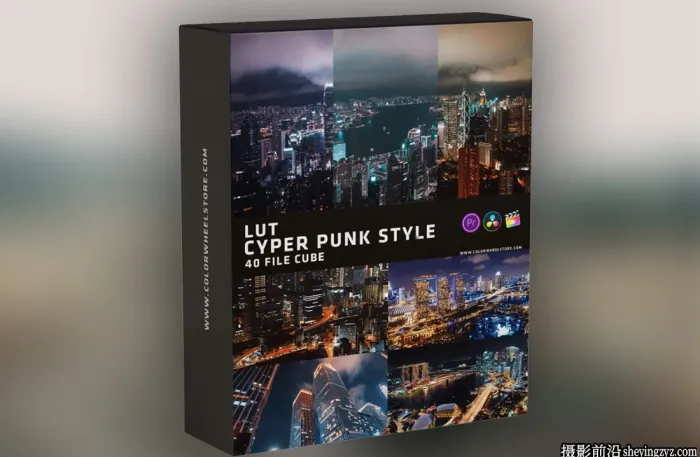Colorwheelstore - 赛博朋克风格LUT预设 Lut Cyper Punk Style