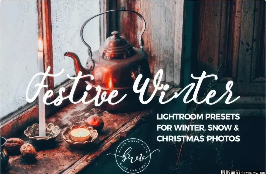 户外电影风光调色LR预设手机调色滤镜 Festive Winter Preset Bundle