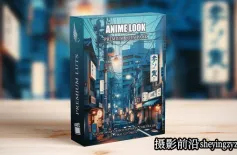 日本动漫电影蓝色调电影视频调色LUT预设 支持/FCPX/PR/达芬奇/PS