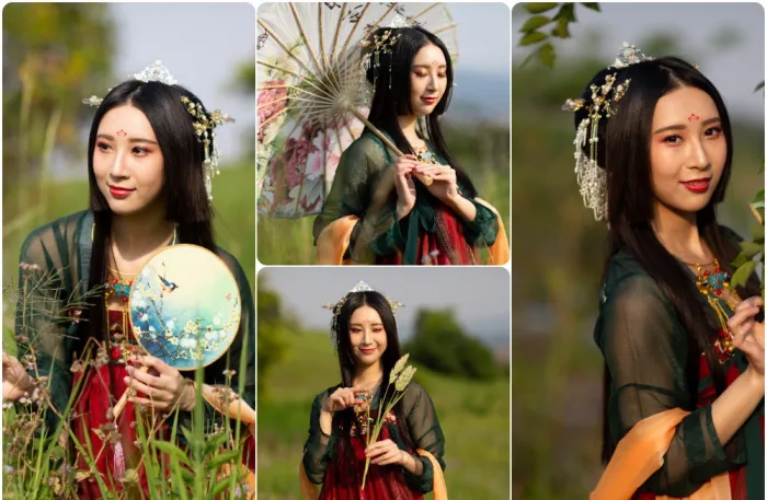 外拍古装美女人像摄影RAW原图练习素材13张