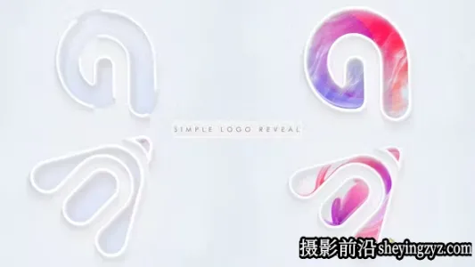 AE模板-简洁Logo动画模板 Simple Logo Reveal