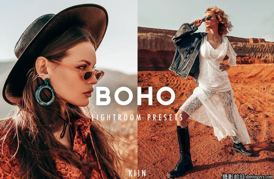 波希米亚电影人像LR预设手机滤镜 BOHO LIGHTROOM PRESETS