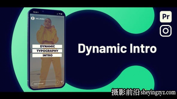 PR模板-垂直竖版短视频动态视频介绍模版 VH-53889970