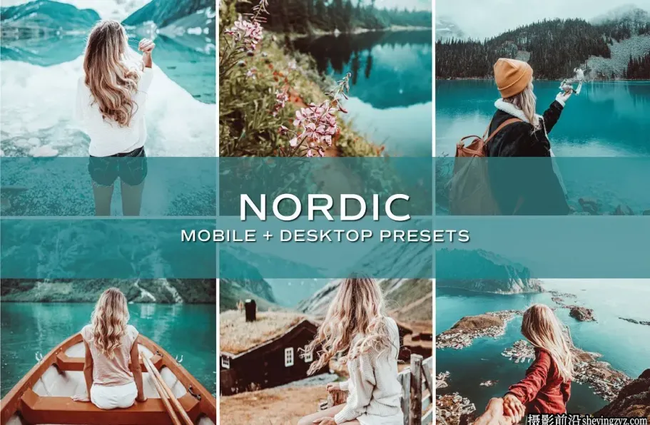 北欧旅拍风光调色LR预设及手机调色滤镜 Nordic Lightroom Presets