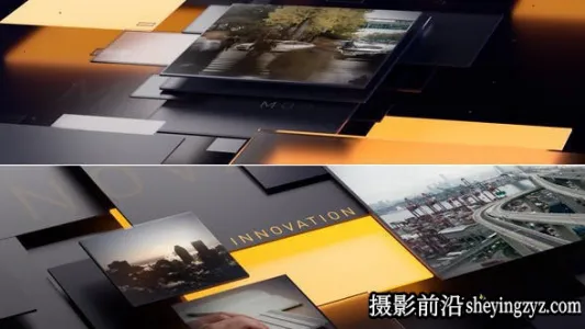 AE模版-三维科技感新闻开场模板- Business News Corporate Promo