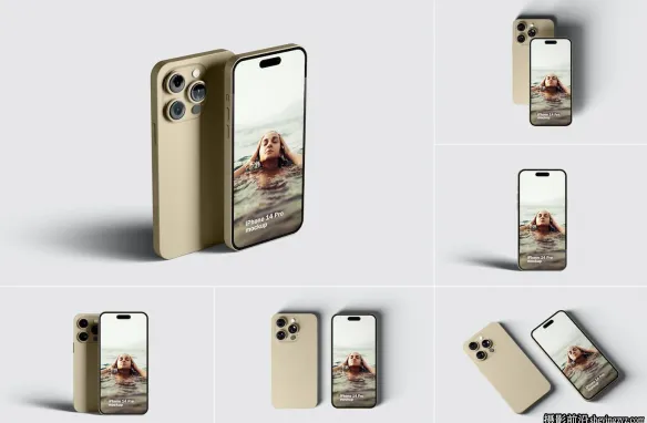iPhone14Pro样机模型,手机产品样机模型