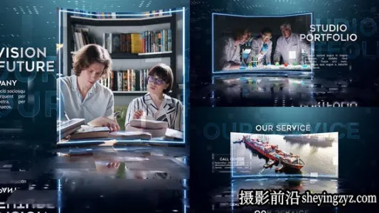 AE模板-科技视频包装展示片头模版 Corporate Technology Slideshow