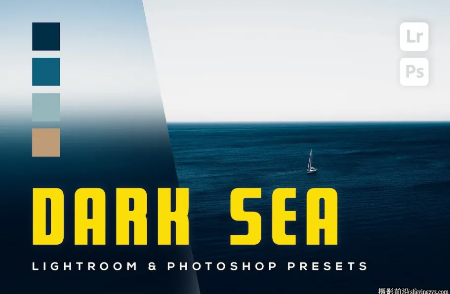 航拍电影风光调色LR预设手机LR预设 Dark Sea Lightroom Presets