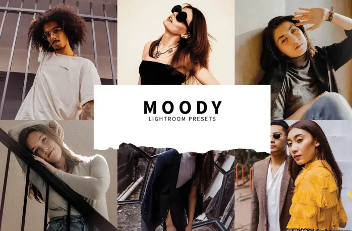 情绪电影人像后期调色Lightroom预设 Moody Lightroom Presets