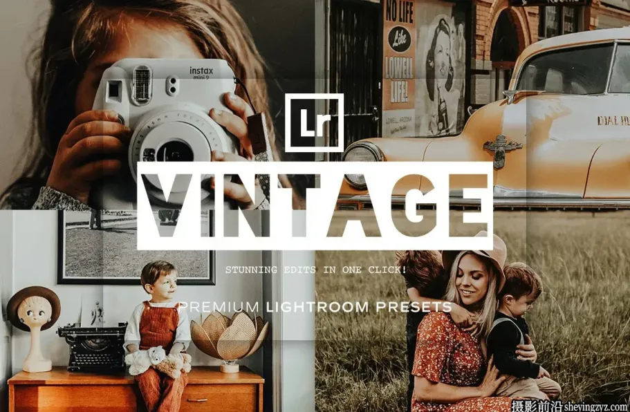 复古电影胶片人像LR预设与手机调色滤镜 Vintage Lightroom Presets