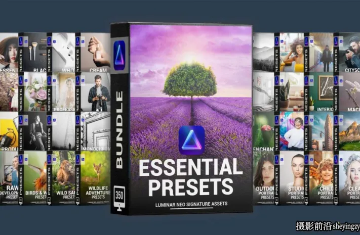Luminar NEO 40套完整版400+Luminar预设包 Essential Preset Bundle