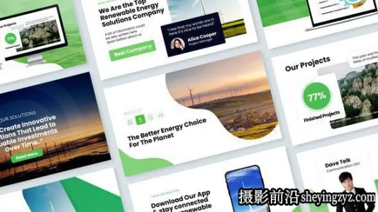 AE模板-环保项目介绍包装模版 Sustainable Eco Promo Presentation