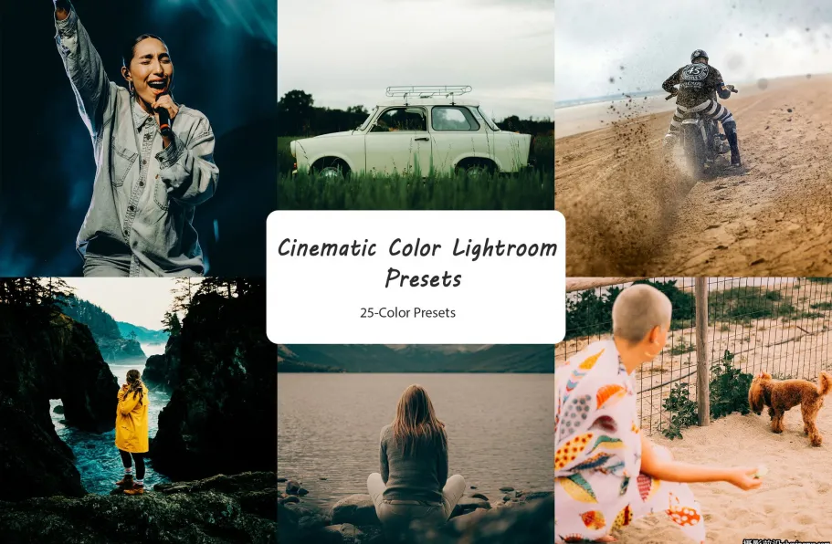 25种专业电影调色Lr预设 Cinematic Color Lightroom Presets