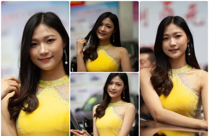 车模美女人像摄影后期修图练习RAW原图素材25张