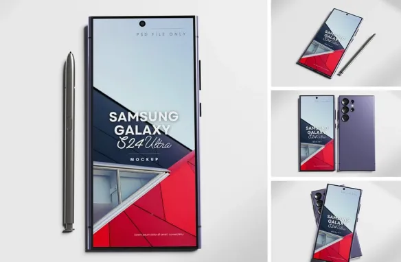 三星GalaxyS24手机样机,手机展示样机