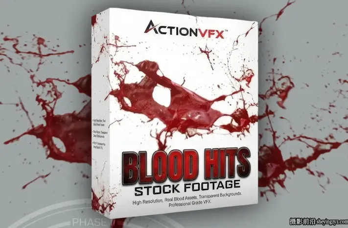 ActionVFX - 45种高清血迹血液喷溅特效4K视频素材免费下载