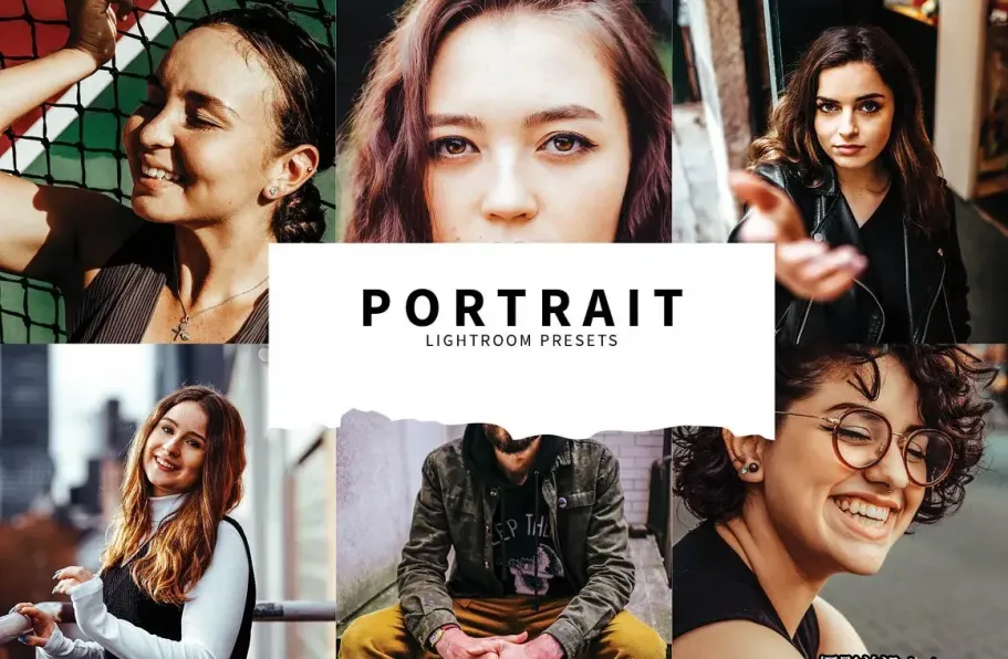 质感明亮通透人像后期调色LR预设 Portrait Lightroom Presets