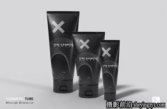 护肤品软管包装设计样机