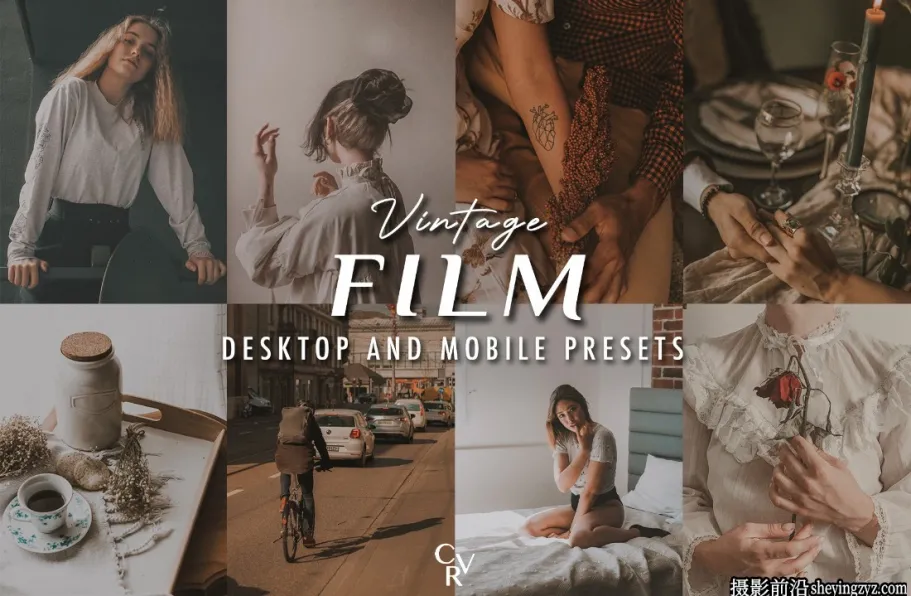 复古电影胶片人像LR预设手机LR预设Vintage Film Lightroom Presets
