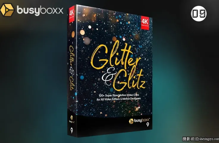BusyBoxx-100+唯美发光闪烁粒子粉尘超级慢动作4K视频素材