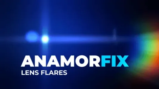达芬奇模板-AnamorFix – 电影自动镜头光晕模板 VH-58007907